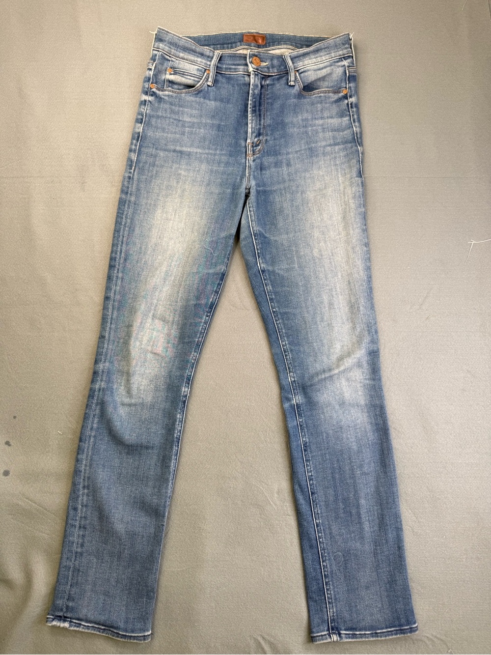 MOTHER The Mid Rise Dazzler Ankle Jeans Size 27 Medium Wash Skinny Straight